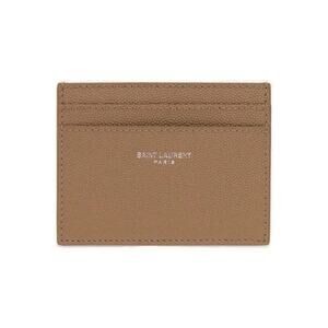 SAINT LAURENT
Logo-print leather card holder